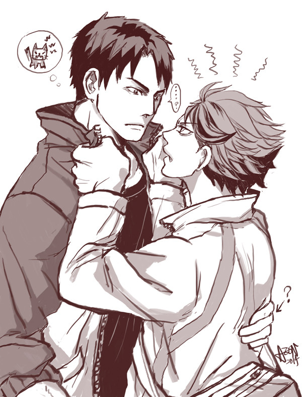 【HQ!!】牛及 ※腐注意