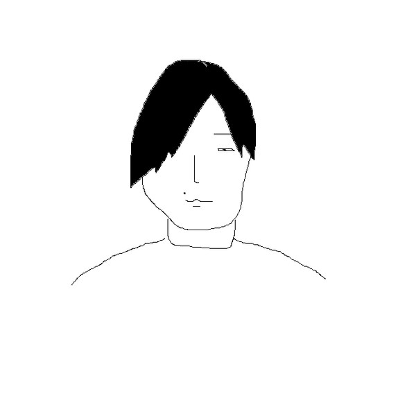 友達の似顔絵