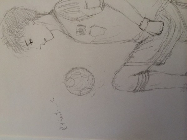 鉛筆落書き