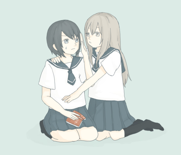 「本を渡すかちゅーするかどっちがいい？」