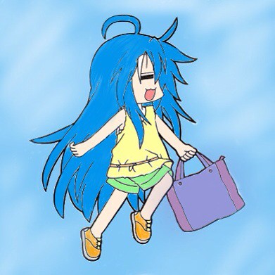 こなたの色塗り