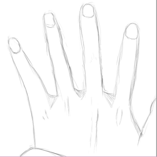 手の描き方を教えてください。
