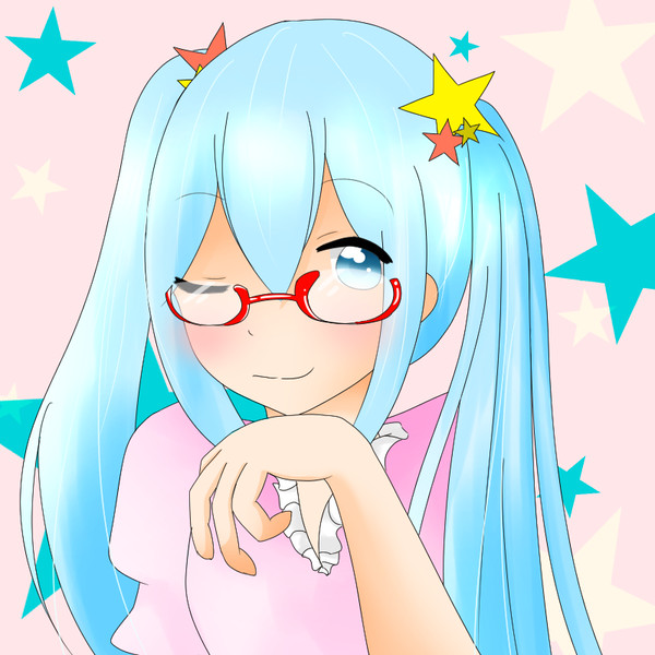 ミク眼鏡(ありorなし