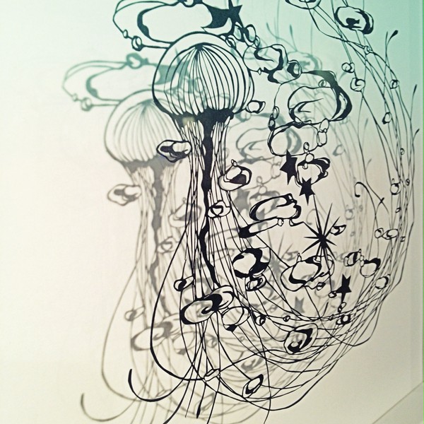 切り絵【海月】