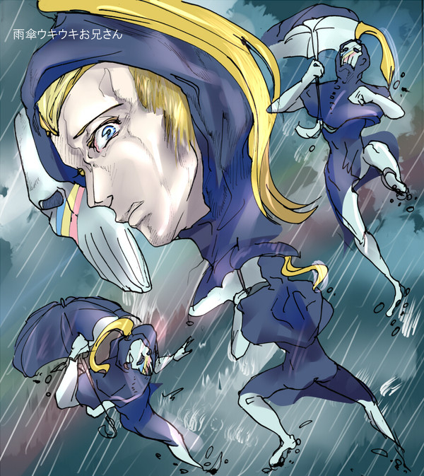 雨傘ウキウキブラックモア