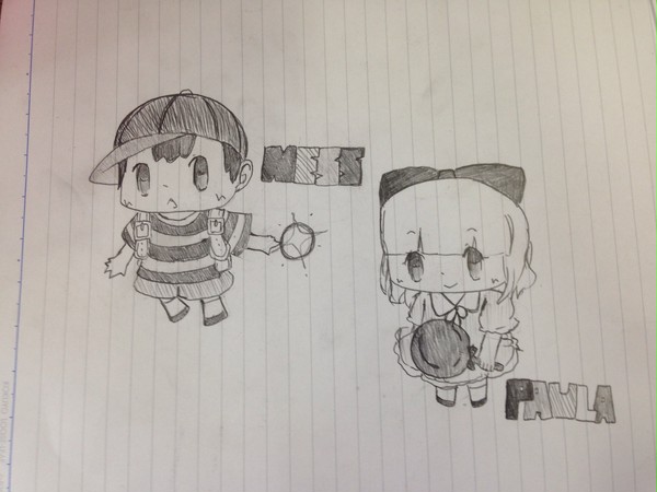 ネスとポーラ（≧∇≦）