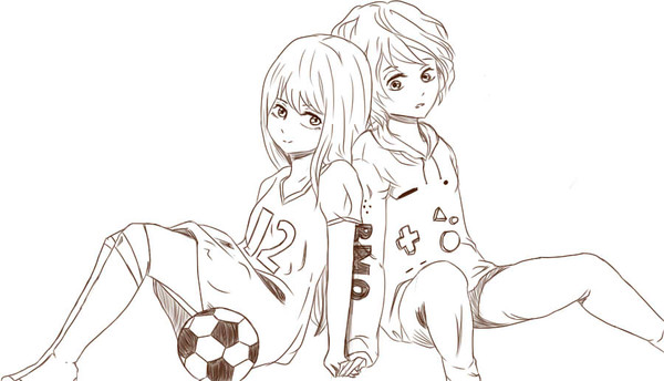 Beemo and Football human