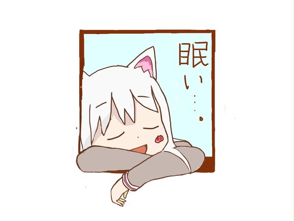 ノノちゃん Twitterアイコン 眠い