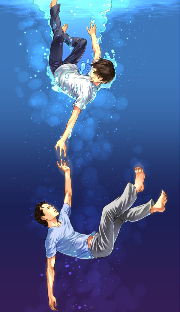 水の中