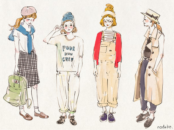 ファッションイラストつめあわせ