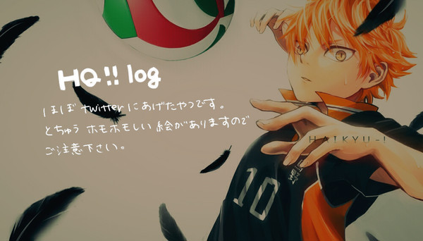 ハイキュー!!log