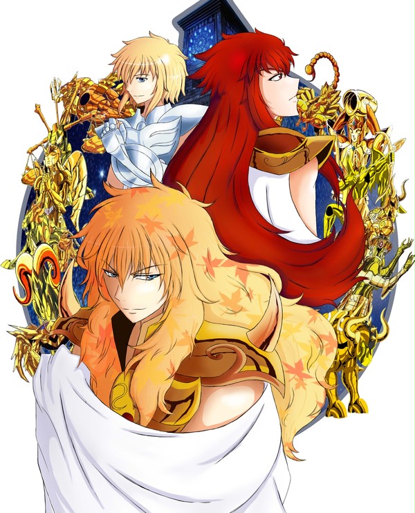 Milo, Hyoga and Camus