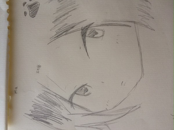 孤爪研磨描いてみた
