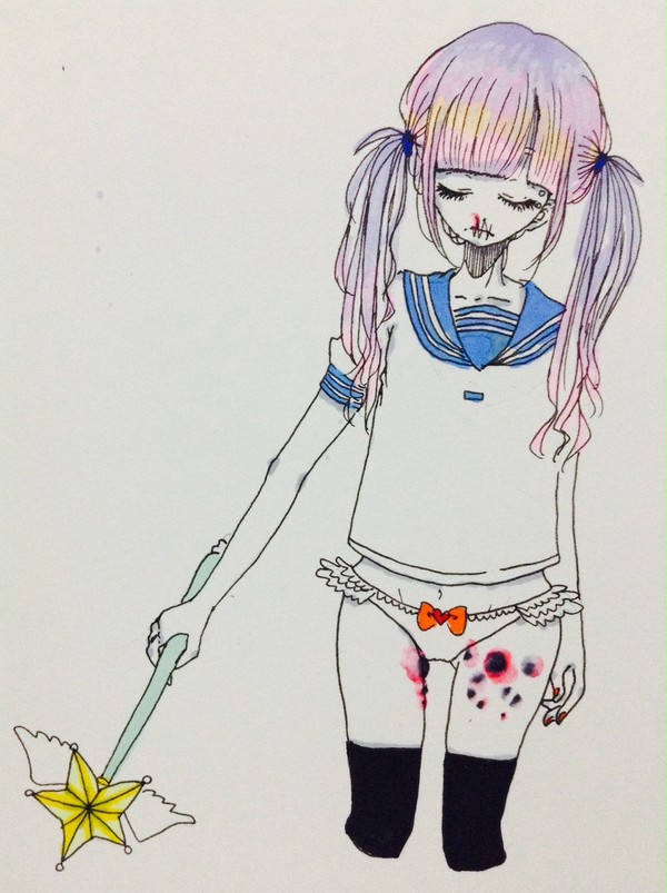 魔法少女感染者。