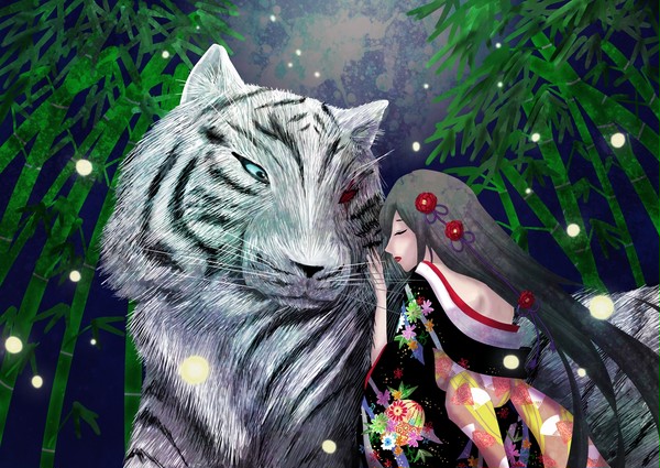 想い人は白い虎