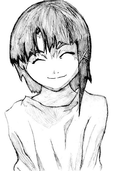 模写　lain