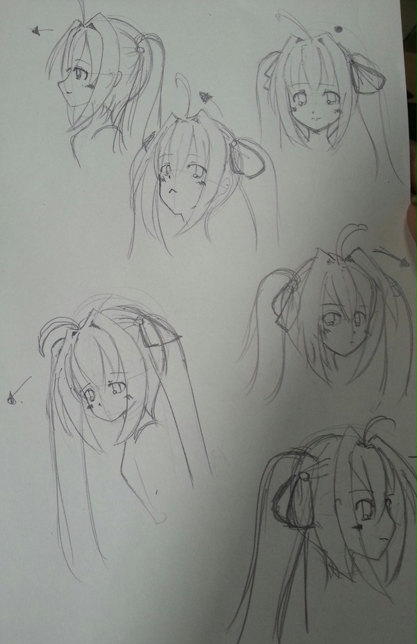 顔練習