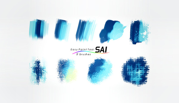 9 Paint Tool SAI brushes