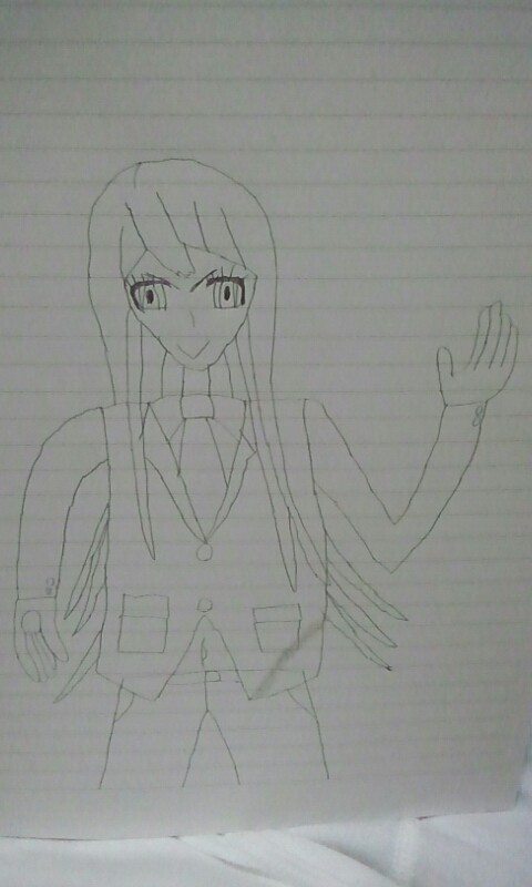 ノートに描いてみた舞園さやかさん