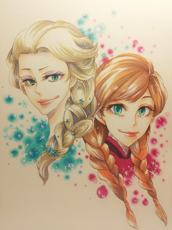 アナとエルサ