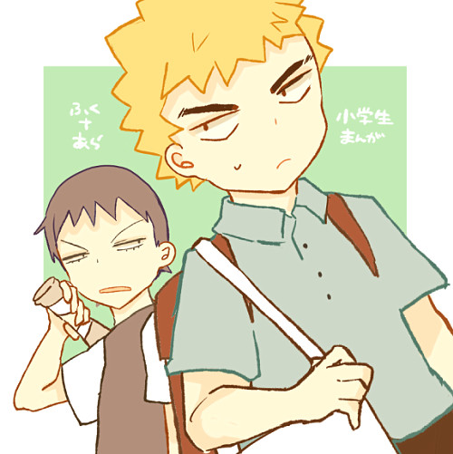 小学生のふくあらまんが