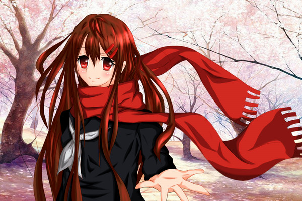 楯山 文乃と桜
