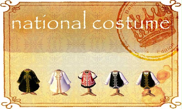 とび森マイデザイン 民族衣装詰め合せ