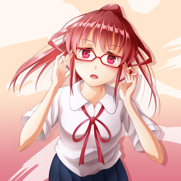 絹のメガネ借りて遊んでたら
