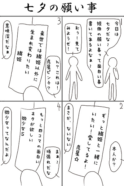 四コマ漫画？２０４
