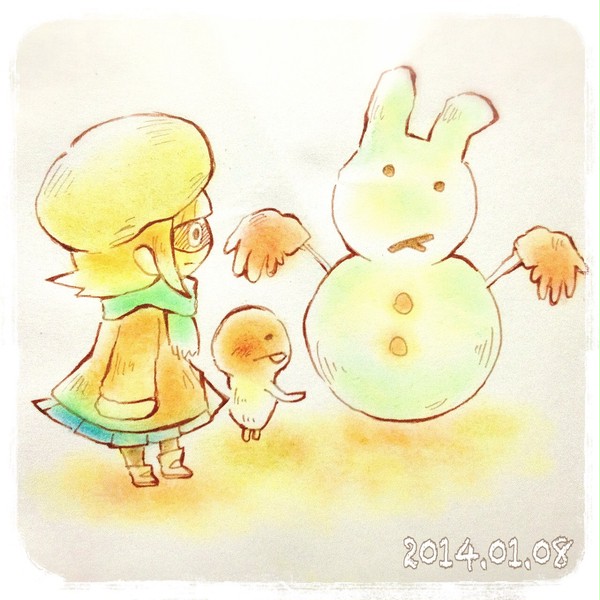 おさわり探偵と雪だるま