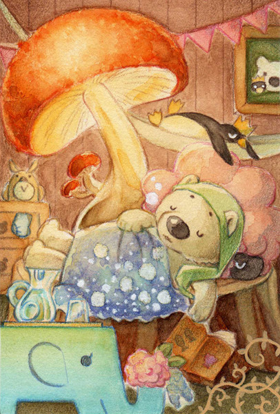 おやすみ白くま