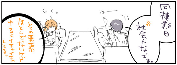 【腐】同棲してる影日さん宅