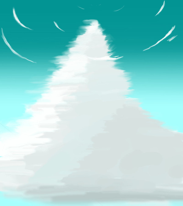 雲書きたかった。