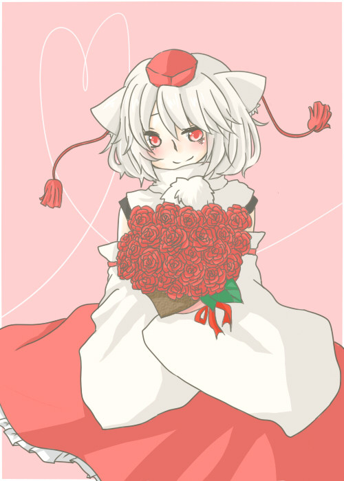 花束、どうぞ