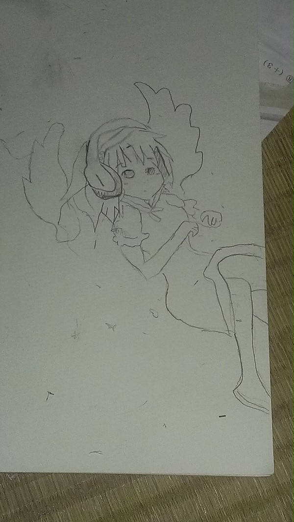 くらんてちゃん（昔絵）（模写）（テスト投稿）