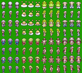 ぷよテト歩行グラセット