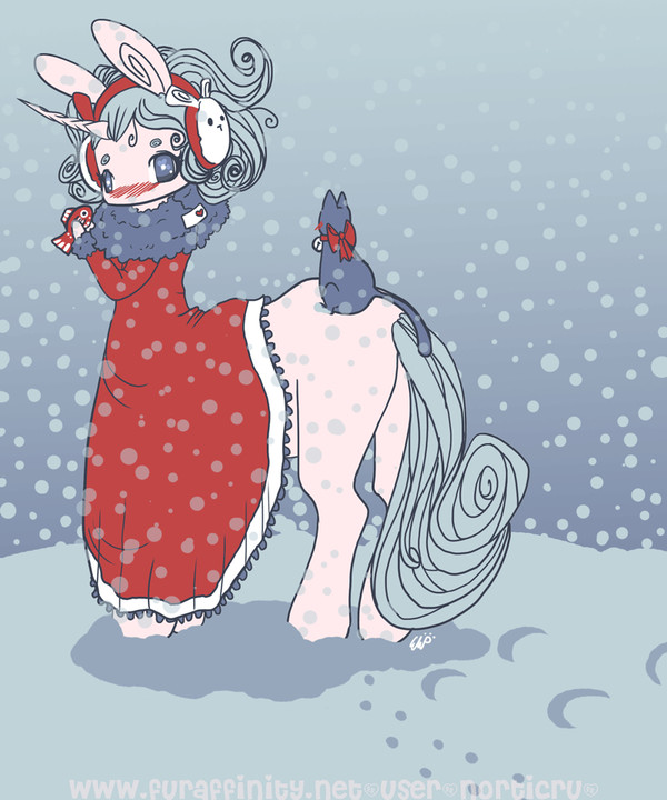 Satin in winter