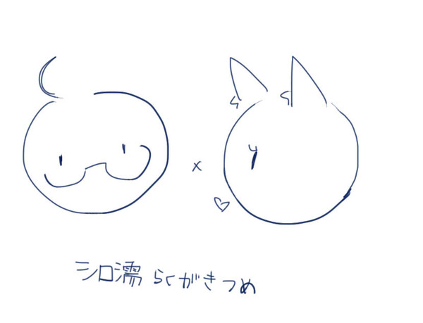 シロ濡落書きつめ