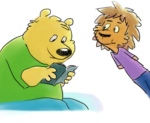 bear and lion