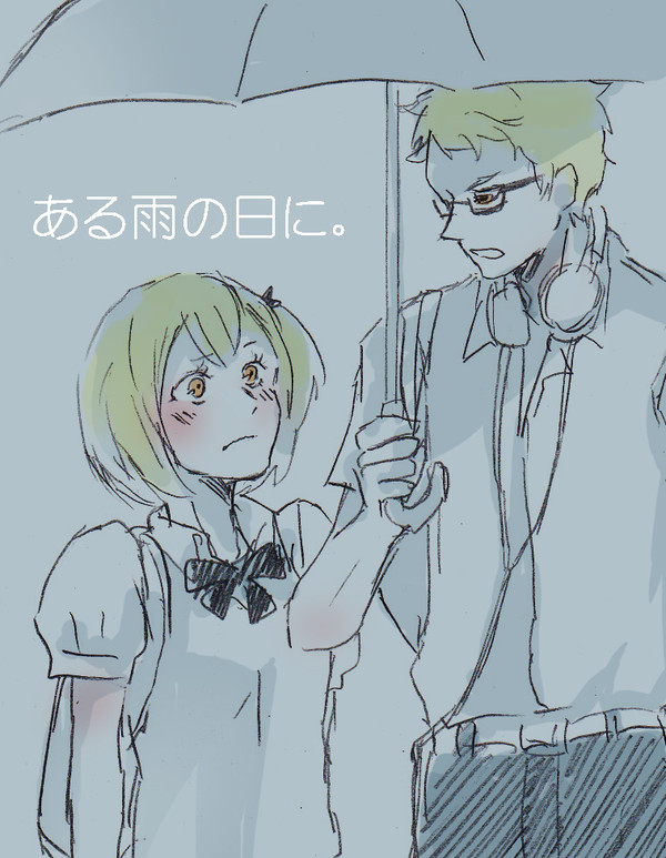 ある雨の日に。