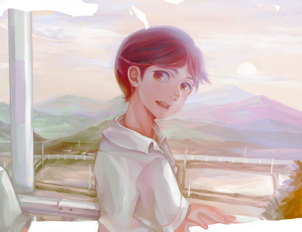 夕方
