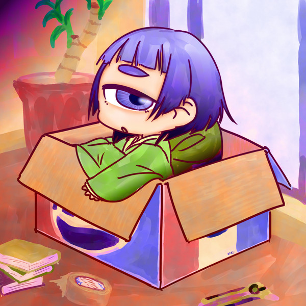 座敷童ちゃんを塗らせていただきました