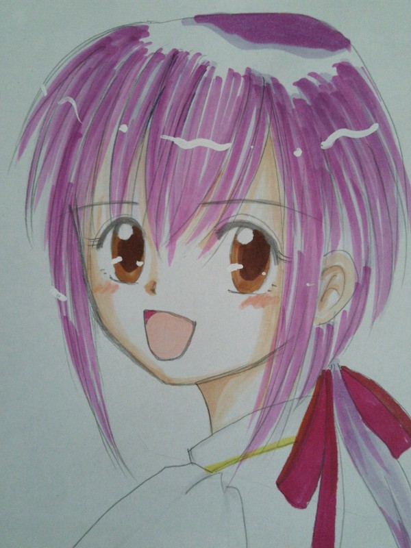 初描き、結衣ちゃん