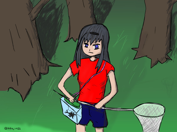 「半そで」 #まどマギ版真剣深夜のお絵かき60分一本勝負
