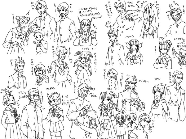 昭和ゴジラ怪獣擬人化