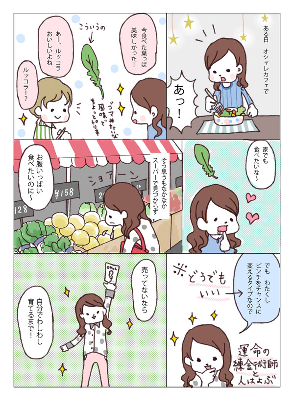 【家庭菜園＃２】ルッコラに魅せられて