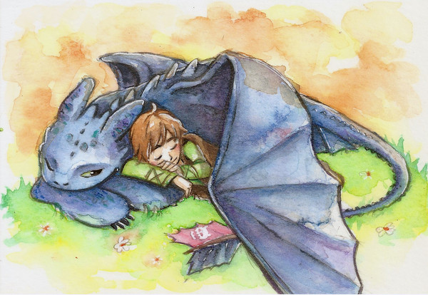 Toothless and Hiccup