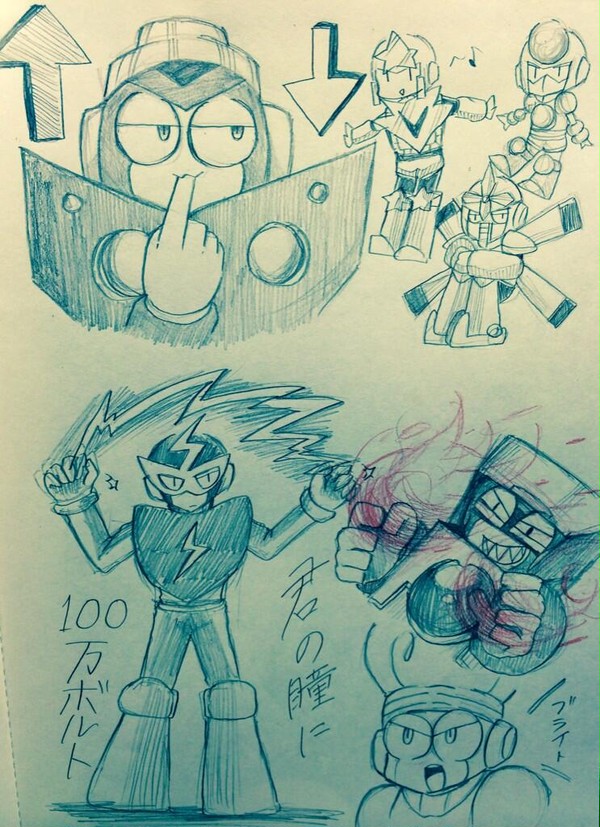 ロクマごちゃまぜ落書き。
