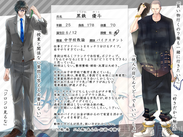 【男子同居中！】黒鉄　優斗