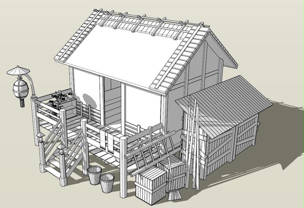 木质小屋